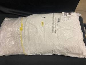 lot 100 image: 2 Pack White Duck Feather & Down King Pillows - Medium