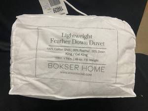 lot 103 image: KingCal King Lightweight Feather Down Duvet