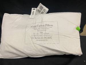 lot 106 image: Bokser Home Firm King Down Bed Pillow