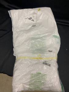 lot 110 image: 2 Pack White Duck Feather & Down King Bed Pillows - Soft