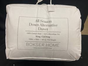lot 115 image: All Season KingCal King Down Alternative Duvet