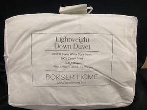 lot 134 image: Bokser Home Lightweight Down Duvet - FullQueen