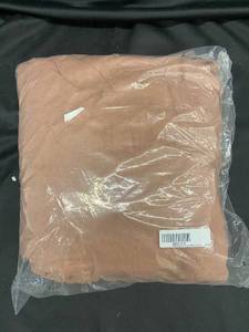 lot 145 image: Unopened King Size French Linen Duvet Cover in Brown