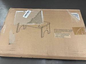 lot 12 image: Wood Toilet Stool in Original Packaging