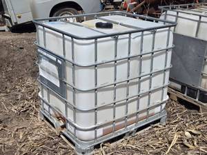 lot 14 image: Bulk Intermediate Bulk Container Has Some StrikeOut F still in it