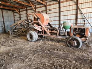 Vintage Badger Tiling / Trenching Machine - This Unit Runs! - Off Site NW of Fairfax, Removal Will Need to be Arranged