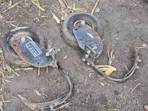 lot 62 image: Pair of Planter Marker Wheels