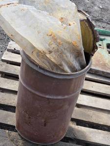 lot 76 image: 18 x 12 Barrel Filled with Hex Bolts