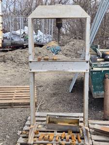 lot 97 image: Press with Assorted Press Components and Accessories - Will Need Power Source