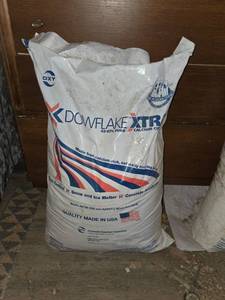 lot 158 image: DOWFLAKE Xtra Industrial-Grade Calcium Chloride, 50 lb Bag