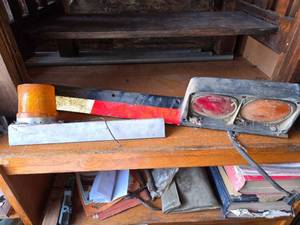 lot 172 image: Used Wesbar Trailer Light and Caution Light