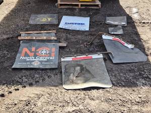 lot 184 image: Collection of Mixed Brand Mud Flaps for Trucks
