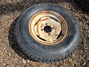 lot 191 image: New Trailer Tire with Rim ST20575D14