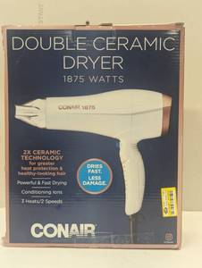 lot 151 image: Conair Double Ceramic Hair Dryer - 1875W