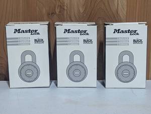 lot 44 image: 3 Pack Combo Master Locks