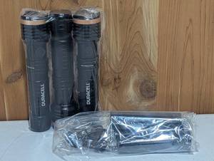 Duracell Ultra Hybrid LED Flashlights 1200 Lumens Rechargeable or AAA, 3 Pack