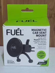 lot 29 image: Fuel Magnetic Phone Holder for Car Vent -Secure AC Vent Attachment Car Phone Holder Mount compatible w Magsafe accessories -MagSafe Car Mount for iPhone 16 Pro Max 15 pro 14 pro 13 pro -Black
