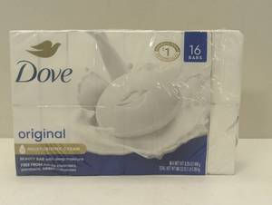 lot 115 image: Dove Beauty Bar Soap - Original - 16 Bars