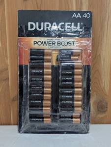 lot 5 image: Pack of 40 Duracell Coppertop Alkaline AA Batteries Power Boost