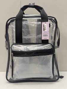 lot 162 image: Square Backpack - Wild Fable - Clear