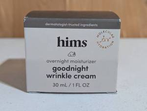 lot 83 image: hims Goodnight Wrinkle Cream - Caffeine-infused Moisturizer and De-puffer - 1 fl oz