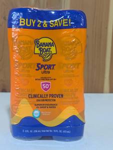lot 53 image: 2 Pack - Banana Boat Ultra Sport Sunscreen Lotion - 2 x 8fl oz