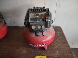 lot 54 image: Porter Cable Pancake Air Compressor...