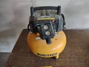 lot 61 image: Bostitch Pancake Air Compressor...