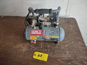 lot 63 image: Senco PC1010 Air Compressor...