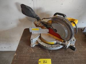 lot 82 image: Dewalt 10 Miter Saw...