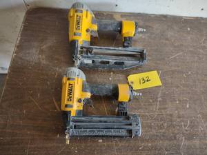 lot 132 image: (2) Dewalt Nailers...