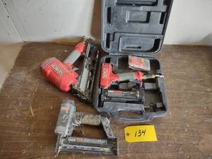 lot 134 image: (3) Senco Nailers...
