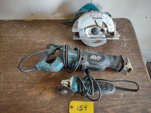 lot 159 image: (3) Power Tools...