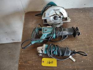 lot 160 image: (3) Power Tools...