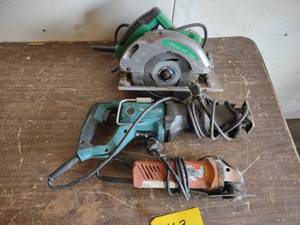 lot 163 image: (3) Power Tools...