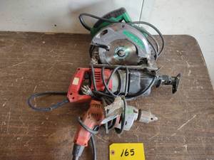 lot 165 image: (3) Power Tools...