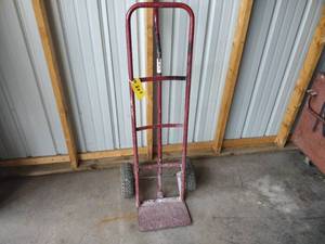 lot 207 image: Pneumatic 2 Wheel Hand Truck...