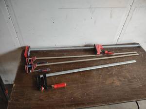 lot 242 image: (4) Bar Clamps, 3-4...