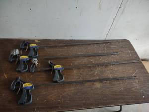 lot 244 image: (4) Quick Grip 3 Bar Clamps...