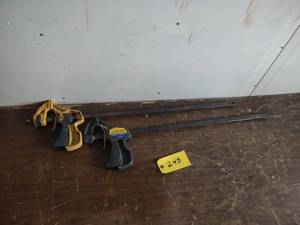 lot 245 image: (2) Quick Grip 2 Bar Clamps...