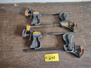 lot 248 image: (4) Quick Grip 12 Bar Clamps...