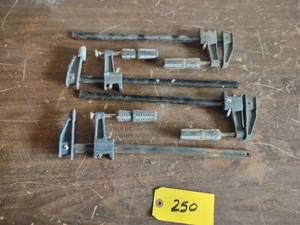 lot 250 image: (4) 12 Bar Clamps...