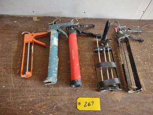 lot 267 image: (5) Caulk Guns...