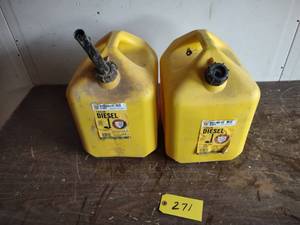 lot 271 image: (2) Fuel Cans...
