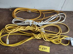 lot 284 image: (4) 25 Extension Cords...
