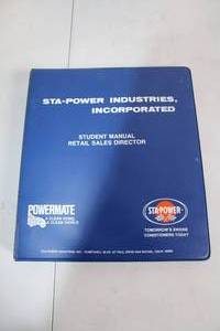 lot 19 image: STA-Power Industries, Inc. Retail Sales Director Student Manual Binder