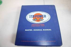 lot 20 image: Vintage 1971 STA-Power Master General Manual Binder