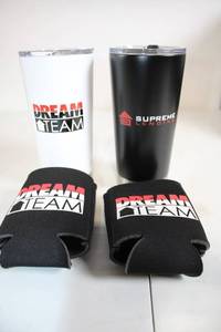 lot 22 image: Set of 2 Dream Team Tumblers with Insulating Sleeves