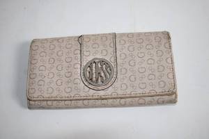 lot 148 image: Guess Wallet with Monogram Pattern and Logo Plaque