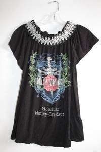 lot 211 image: Harley-Davidson Honolulu Rhinestone Embellished T-Shirt